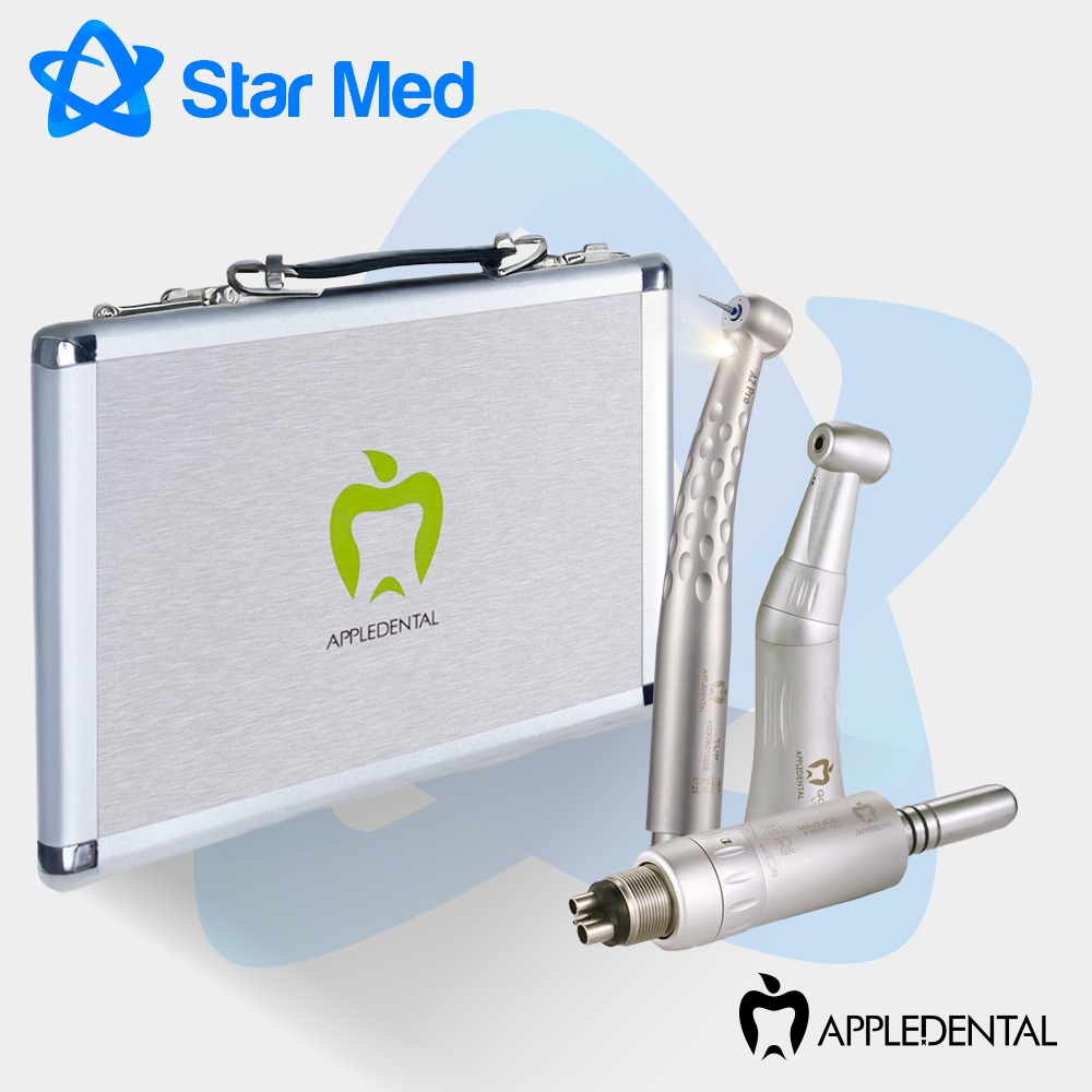 Kit Turbine A2 PRO + Contre Angle + Air Moteur Apple Dental